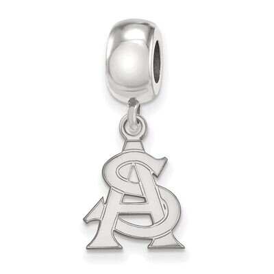 Arizona State University Bead Charm Small Dangle Sterling Silver SS035AZS, MPN: SS035AZS, 886774677…