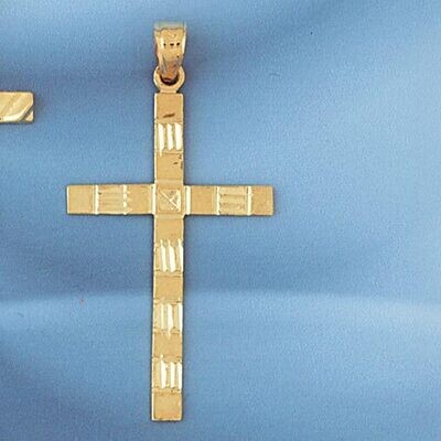 Dazzlers Jewelry Cross Pendant Necklace Charm Bracelet in Yellow, White or Rose Gold 8247, MPN: DZ-…