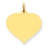 Heart Disc Charm 14k Gold XM529/27, MPN: XM529/27, 883957416762