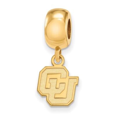 University of Colorado Bead Charm x-Small Dangle Gold-plated Silver GP034UCO, MPN: GP034UCO, 886774…