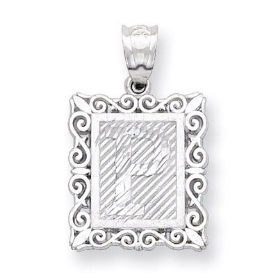 Initial P Charm Sterling Silver QC2770P, MPN: QC2770P, 883957907079