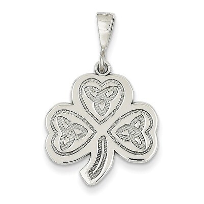 Trinity Clover Pendant 14k White Gold K2742, MPN: K2742, 883957457291