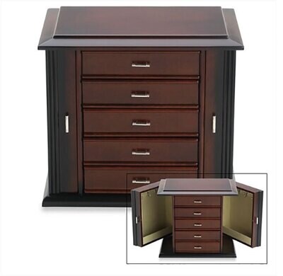 Reed and Barton Diva Jewelry Chest Dk Mahog, MPN: 680DMG, 735092206831
