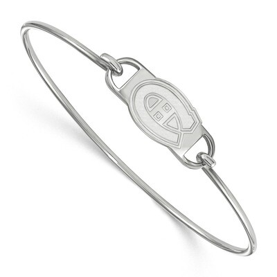 Montreal Canadiens Small Center Wire Bangle Sterling Silver SS022CAN-7, MPN: SS022CAN-7, 1911011536…