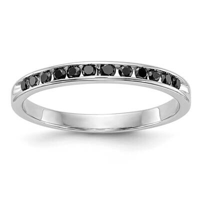 Black Diamond Band 14k White Gold RM3436B-BK-025-WAA, MPN: RM3436B-BK-025-WAA,