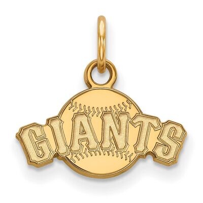 San Francisco Giants x-Small Pendant 14k Yellow Gold 4Y045GIT, MPN: 4Y045GIT, 886774882345