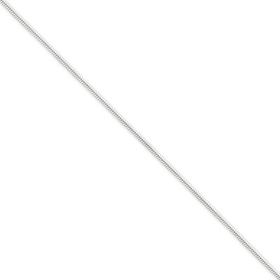 8 Inch 1.6mm Round Snake Chain Sterling Silver QSNL050-8, MPN: QSNL050-8, 883957257754