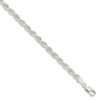 22 Inch 5.0mm Solid Rope Chain Sterling Silver QDR100-22, MPN: QDR100-22, 886774014203
