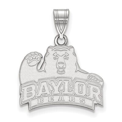 Baylor University Medium Pendant Sterling Silver SS003BU, MPN: SS003BU, 886774763583