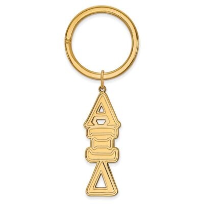 Alpha Xi Delta Key Chain Gold-plated Silver GP010AXD, MPN: GP010AXD, 886774910550