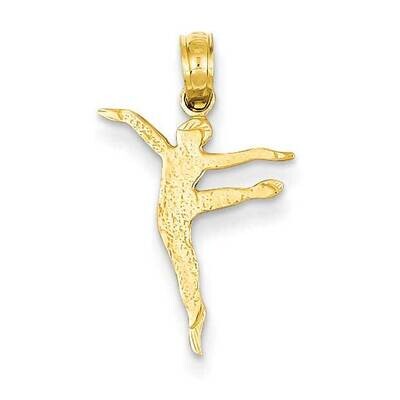 Dancer Pendant 14k Gold Textured C3129, MPN: C3129, 637218034482