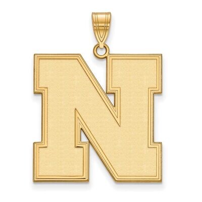 University of Nebraska x-Large Pendant Gold-plated Silver GP069UNE, MPN: GP069UNE, 886774953465