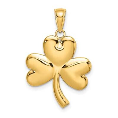 3-Leaf Clover Charm 14k Gold K7240, MPN: K7240, 637218166206