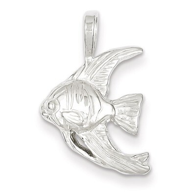 Fish Charm Sterling Silver QC3208, MPN: QC3208, 883957907833