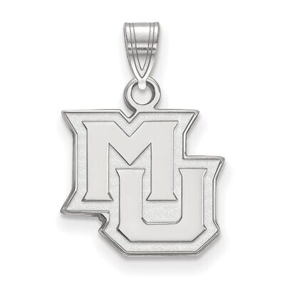 Marquette University Small Pendant 14k White Gold 4W015MAR, MPN: 4W015MAR, 886774840499
