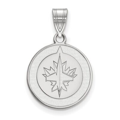 Winnipeg Jets Medium Pendant Sterling Silver SS003JTS, MPN: SS003JTS, 886774745091
