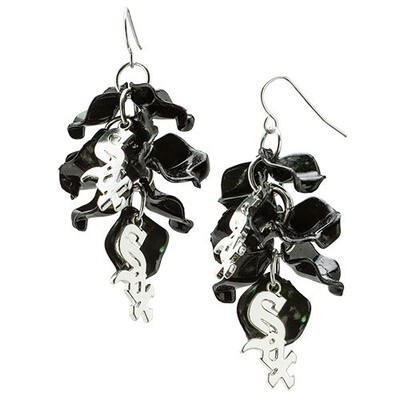 Chicago White Sox Celebration Dangle Earrings WHI074ERD