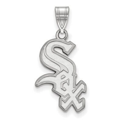 Chicago White Sox Large Pendant 10k White Gold 1W004WHI, MPN: 1W004WHI, 886774773278