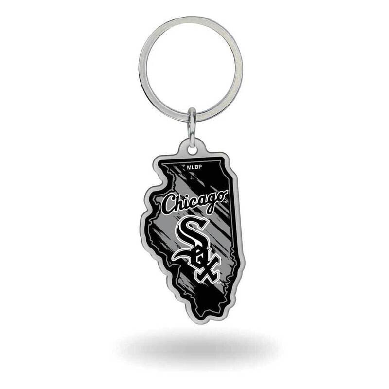 MLB Chicago White Sox-Illinois State Shaped Key Ring GC7994, MPN: GC7994, 767345746924