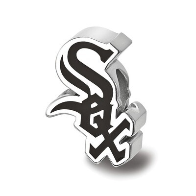 Chicago White Sox Enameled Bead Sterling Silver SS500WHI, MPN: SS500WHI, 634401450395