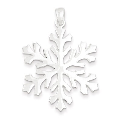 Snowflake Pendant Sterling Silver QC4754, MPN: QC4754, 883957911540