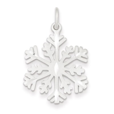 Snowflake Pendant Sterling Silver QC7575, MPN: QC7575, 883957459042