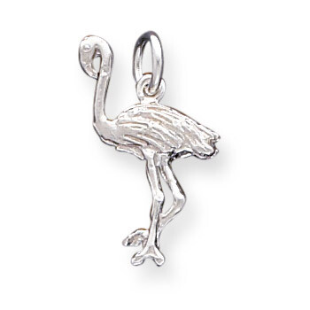 Flamingo Charm Sterling Silver QC874, MPN: QC874, 883957917665