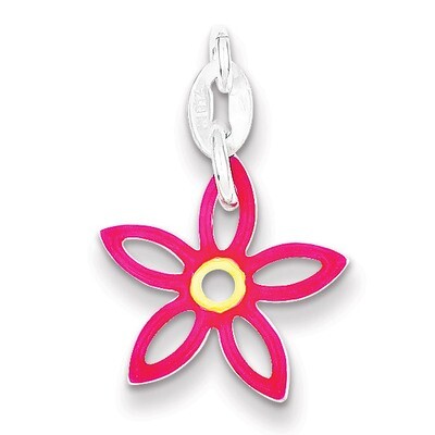 Charm Sterling Silver Enameled QC6027, MPN: QC6027, 883957488523