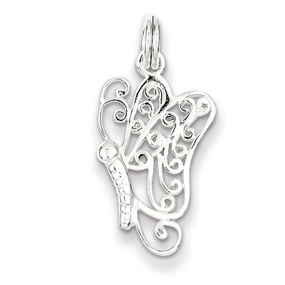 Butterfly Charm Sterling Silver QC5002, MPN: QC5002, 723252422528