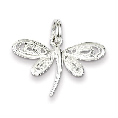Dragonfly Charm Sterling Silver QC4986, MPN: QC4986, 723252425314