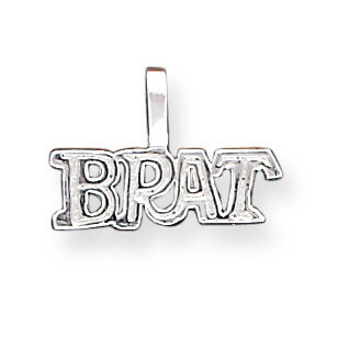Brat Pendant Sterling Silver QC4596, MPN: QC4596, 883957911274