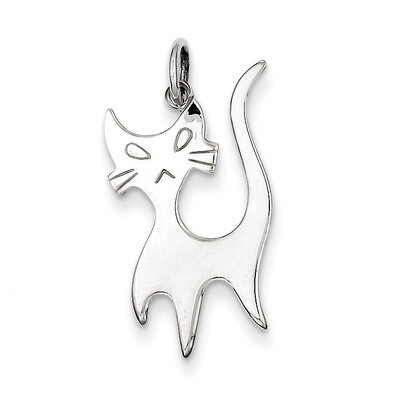 Cat Charm Sterling Silver QC4113, MPN: QC4113, 883957137476