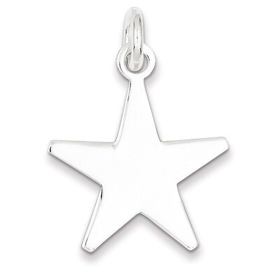Star Pendant Sterling Silver QC6056, MPN: QC6056, 883957317182