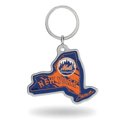 MLB New York Mets-New York State Shaped Key Ring GC8005, MPN: GC8005, 767345747082