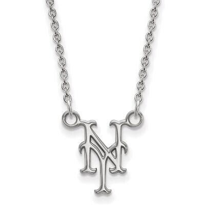 New York Mets Small Pendant with Necklace Sterling Silver SS008MET-18, MPN: SS008MET-18, 8867746254…