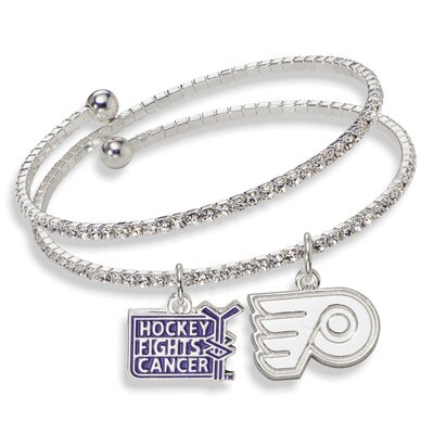 Philadelphia Flyers Support Hfc Crystal Bracelet FLY075BR-HFC