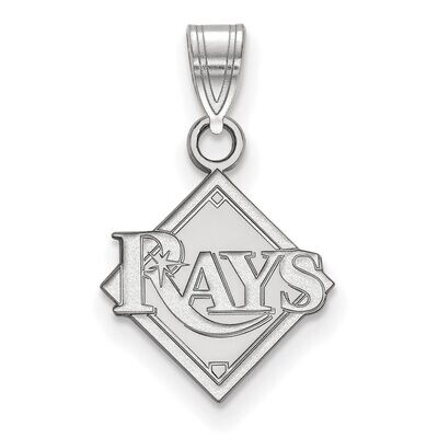 Tampa Bay Rays Small Pendant 10k White Gold 1W001DEV, MPN: 1W001DEV, 886774765327