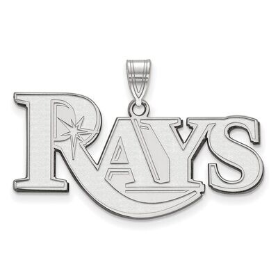 Tampa Bay Rays Large Pendant 14k White Gold 4W017DEV, MPN: 4W017DEV, 886774841625