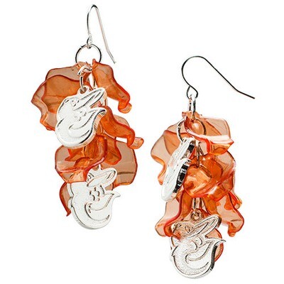 Baltimore Orioles Celebration Dangle Earrings ORI074ERD