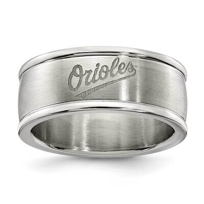 Baltimore Orioles Logo Band Ring Stainless Steel ORI035-SZ6, MPN: ORI035, 634401993625