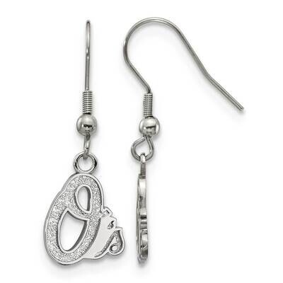 MLB Baltimore Orioles Dangle Earrings Stainless Steel ST517ORI, MPN: ST517ORI, 191101222429