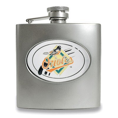 Baltimore Orioles Stainless Steel 6oz Hip Flask GC961, MPN: GC961, 89006607260