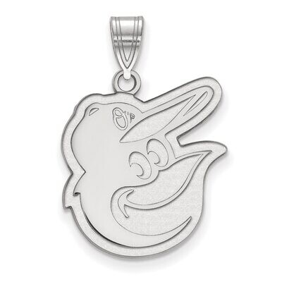 Baltimore Orioles Large Pendant Sterling Silver SS014ORI, MPN: SS014ORI, 886774627243