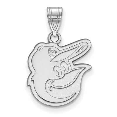 Baltimore Orioles Medium Pendant Sterling Silver SS013ORI, MPN: SS013ORI, 886774626949