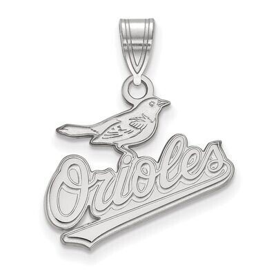 Baltimore Orioles Medium Pendant Sterling Silver SS003ORI, MPN: SS003ORI, 886774623948