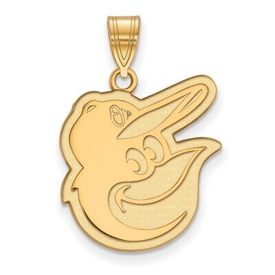 Baltimore Orioles Large Pendant 10k Yellow Gold 1Y014ORI, MPN: 1Y014ORI, 886774809250