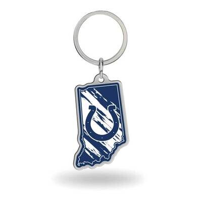 NFL Indianapolis Colts-Indiana State Shaped Key Ring GC8045, MPN: GC8045, 767345747761
