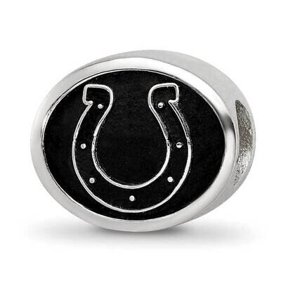 Enameled Indianapolis Colts NFL Bead Sterling Silver QRS3055, MPN: QRS3055, 191101787379