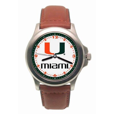 University of Miami Rookie Lea Man&#39;s Watch UMF109