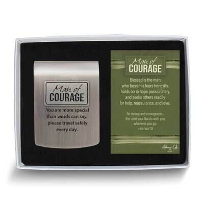 Man of Courage Visor Clip Gift Boxed with Card GM24291, MPN: GM24291, 785525302715